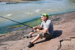 Tigerfish fishing